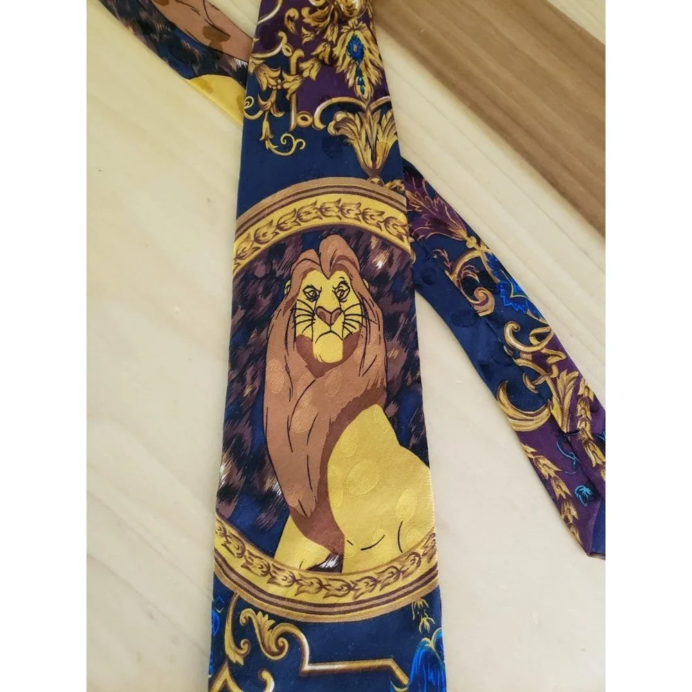 Vintage Lion King Silk Tie‎